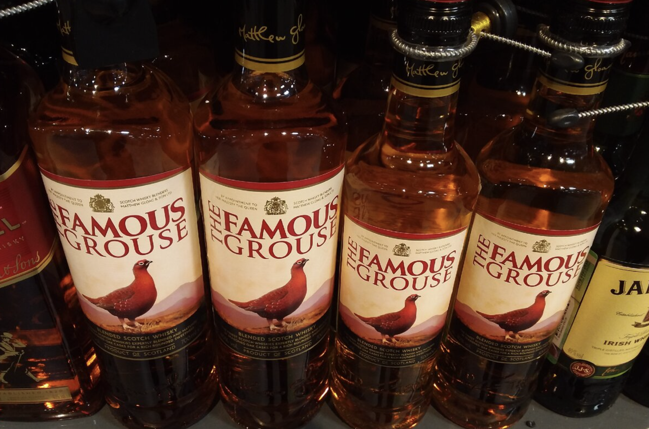 Famous grouse - лучший купажированный виски шотландии. история, описание видов