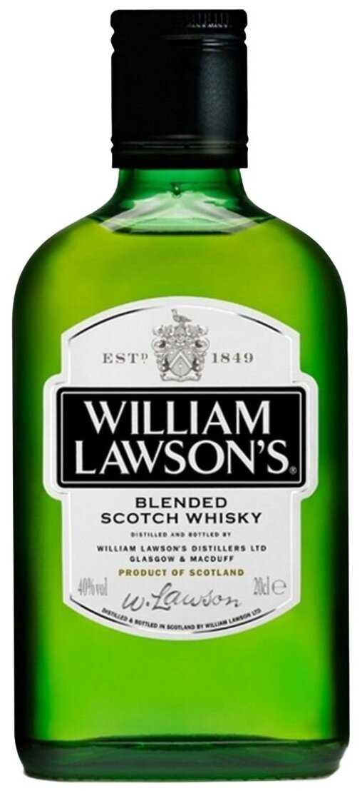 Купажированный виски вильям лоусон (william lawson) — недорогой элитный скотч
