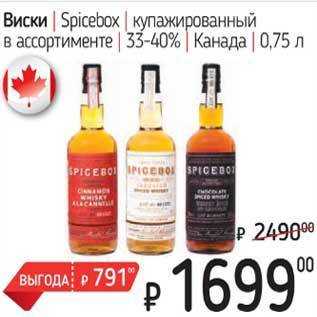 Виски спайсбокс (spicebox): описание и виды марки