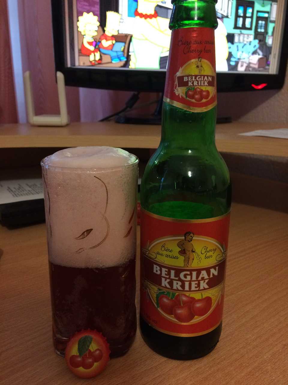Вишневое пиво kriek - drink-drink