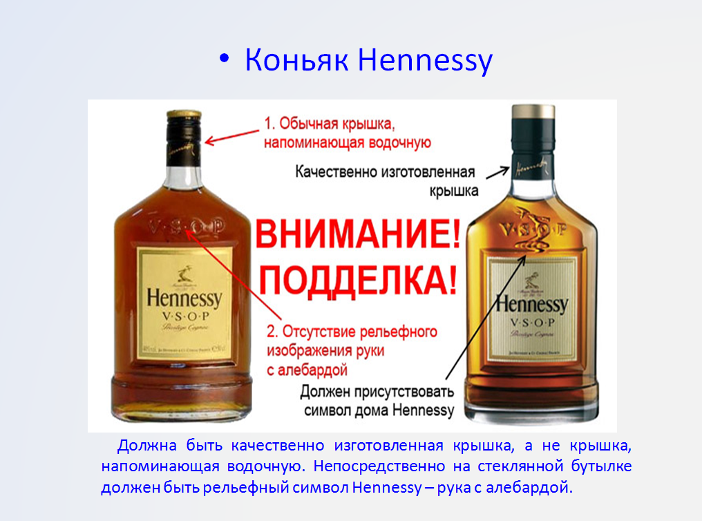 Коньяка или коньяку как правильно. Разновидности коньяка. Как отличить подделку алкоголь. Примеры контрафактной продукции.